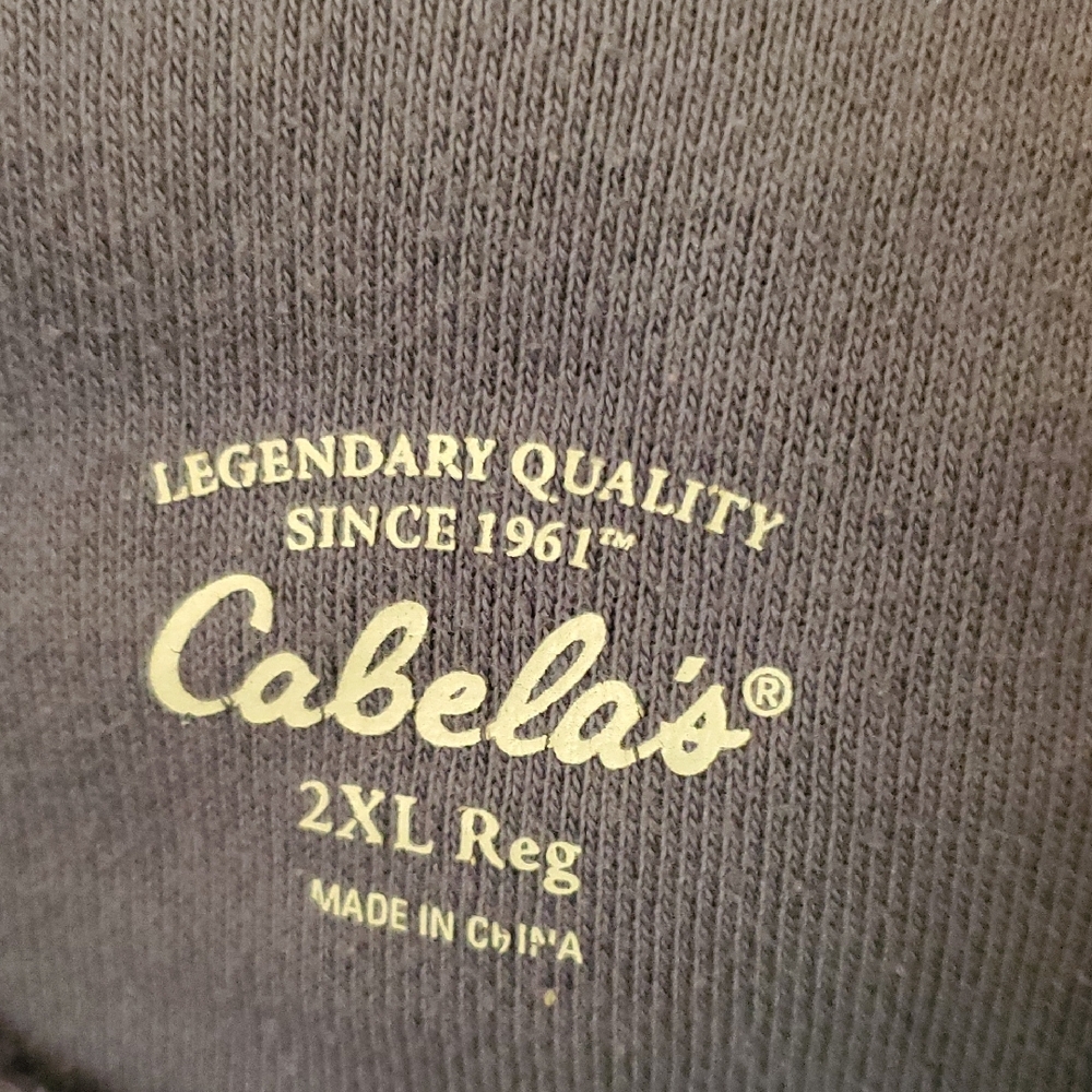 Cabela's Blue/Lavender Sweatshirt for Cozy Comfort - Picture 2 of 4